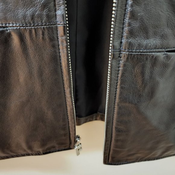 Vintage Lauren Ralph Lauren Leather Jacket Small - Picture 6 of 16
